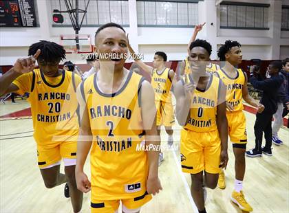 Thumbnail 1 in Rancho Christian vs. Sierra Canyon (Battle of the Valleys) photogallery.