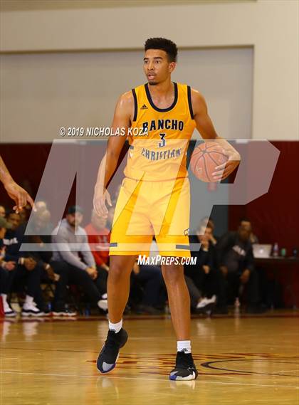 Thumbnail 2 in Rancho Christian vs. Sierra Canyon (Battle of the Valleys) photogallery.