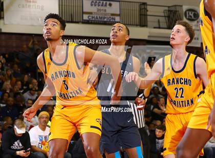 Thumbnail 3 in Rancho Christian vs. Sierra Canyon (Battle of the Valleys) photogallery.