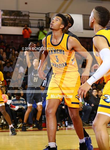 Thumbnail 2 in Rancho Christian vs. Sierra Canyon (Battle of the Valleys) photogallery.