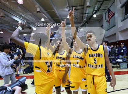 Thumbnail 1 in Rancho Christian vs. Sierra Canyon (Battle of the Valleys) photogallery.