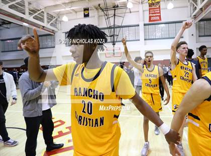 Thumbnail 2 in Rancho Christian vs. Sierra Canyon (Battle of the Valleys) photogallery.