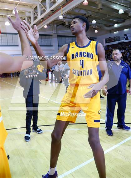 Thumbnail 3 in Rancho Christian vs. Sierra Canyon (Battle of the Valleys) photogallery.