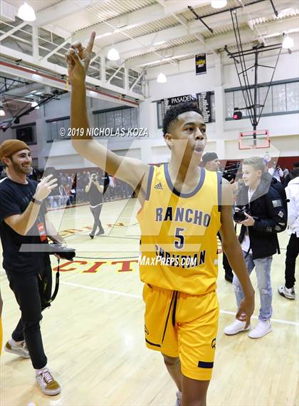 Thumbnail 1 in Rancho Christian vs. Sierra Canyon (Battle of the Valleys) photogallery.