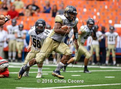 Thumbnail 3 in Vernon-Verona-Sherrill @ Notre Dame (Kickoff Classic) photogallery.