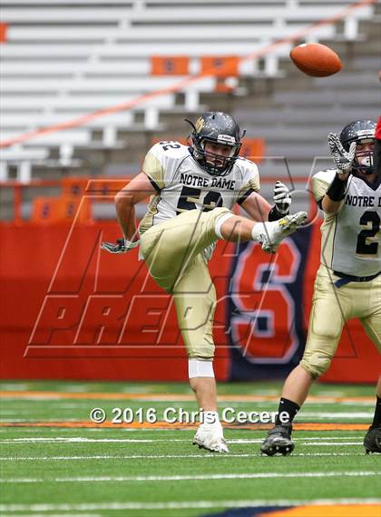 Thumbnail 1 in Vernon-Verona-Sherrill @ Notre Dame (Kickoff Classic) photogallery.