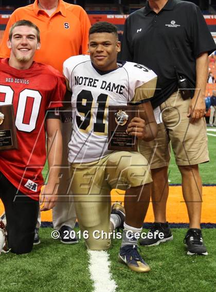 Thumbnail 2 in Vernon-Verona-Sherrill @ Notre Dame (Kickoff Classic) photogallery.