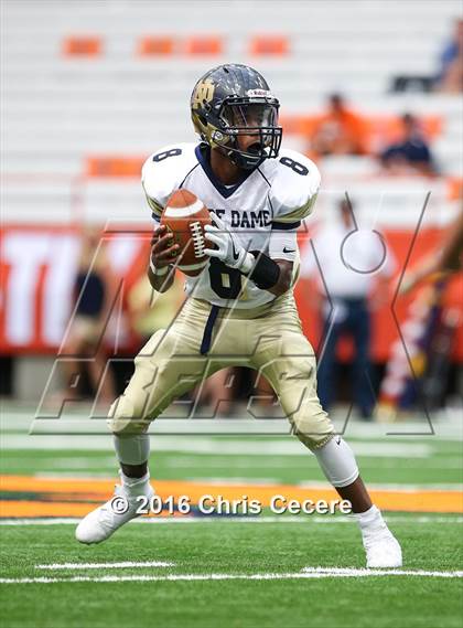 Thumbnail 1 in Vernon-Verona-Sherrill @ Notre Dame (Kickoff Classic) photogallery.