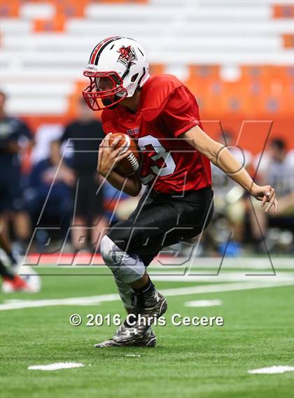 Thumbnail 1 in Vernon-Verona-Sherrill @ Notre Dame (Kickoff Classic) photogallery.