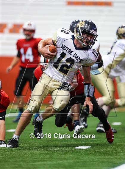 Thumbnail 2 in Vernon-Verona-Sherrill @ Notre Dame (Kickoff Classic) photogallery.