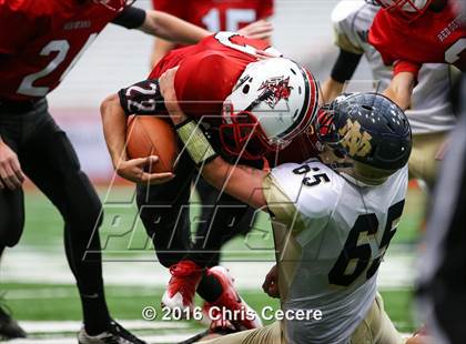 Thumbnail 1 in Vernon-Verona-Sherrill @ Notre Dame (Kickoff Classic) photogallery.