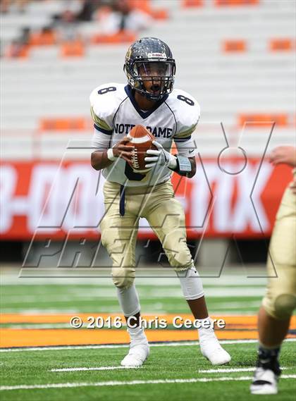 Thumbnail 2 in Vernon-Verona-Sherrill @ Notre Dame (Kickoff Classic) photogallery.