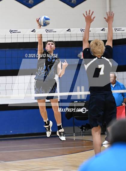 Thumbnail 3 in Santa Rosa Academy @ Desert Christian (CIF SS Div 8 Round 1) photogallery.