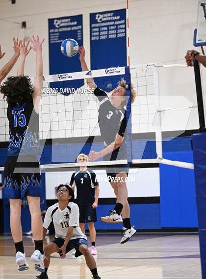 Thumbnail 1 in Santa Rosa Academy @ Desert Christian (CIF SS Div 8 Round 1) photogallery.