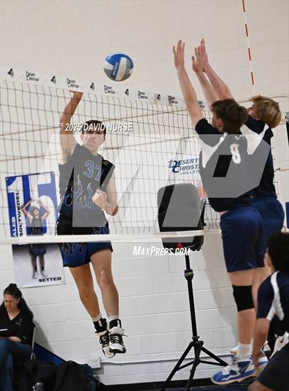 Thumbnail 3 in Santa Rosa Academy @ Desert Christian (CIF SS Div 8 Round 1) photogallery.