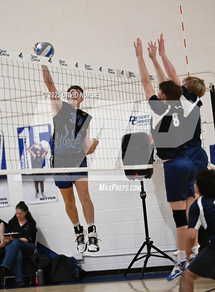 Thumbnail 2 in Santa Rosa Academy @ Desert Christian (CIF SS Div 8 Round 1) photogallery.