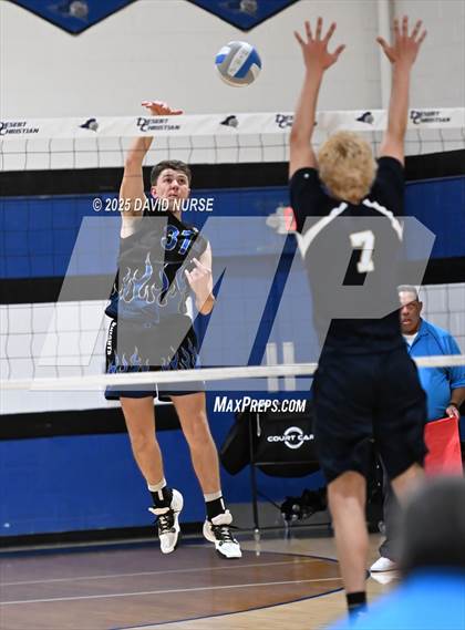 Thumbnail 1 in Santa Rosa Academy @ Desert Christian (CIF SS Div 8 Round 1) photogallery.