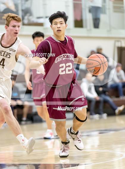 Thumbnail 2 in Cupertino v Saint Francis (Joe Schram Holiday Tournament) photogallery.