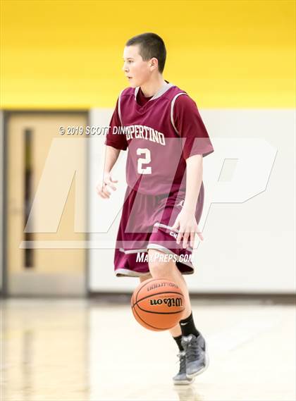 Thumbnail 1 in Cupertino v Saint Francis (Joe Schram Holiday Tournament) photogallery.