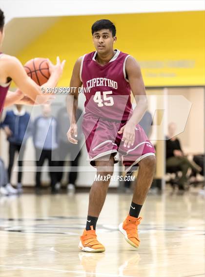 Thumbnail 1 in Cupertino v Saint Francis (Joe Schram Holiday Tournament) photogallery.