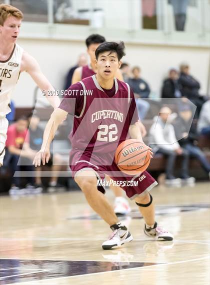 Thumbnail 1 in Cupertino v Saint Francis (Joe Schram Holiday Tournament) photogallery.