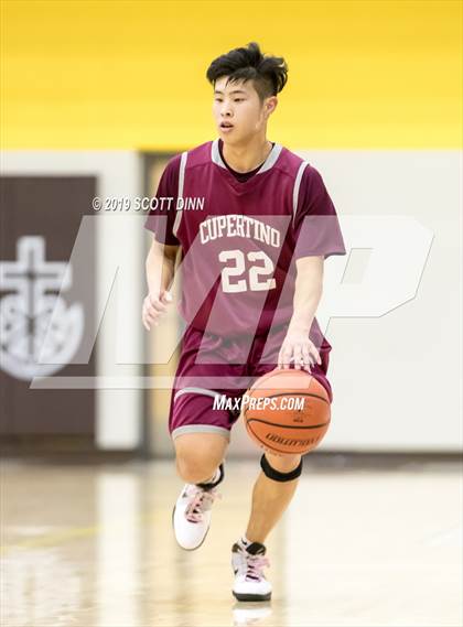 Thumbnail 2 in Cupertino v Saint Francis (Joe Schram Holiday Tournament) photogallery.