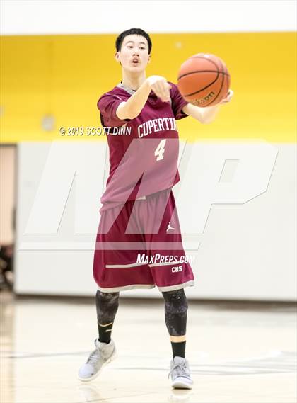 Thumbnail 3 in Cupertino v Saint Francis (Joe Schram Holiday Tournament) photogallery.