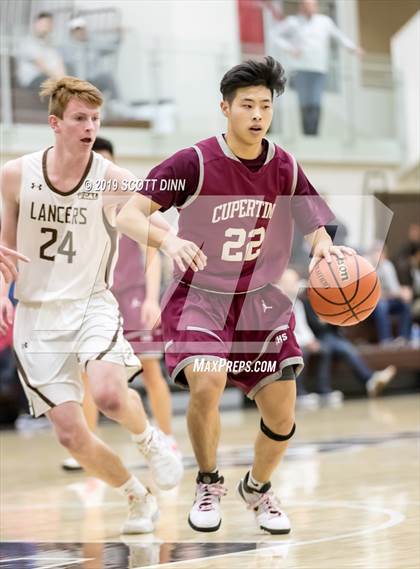 Thumbnail 3 in Cupertino v Saint Francis (Joe Schram Holiday Tournament) photogallery.