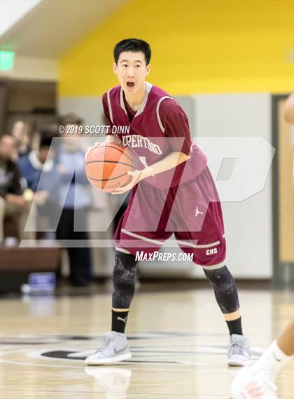 Thumbnail 3 in Cupertino v Saint Francis (Joe Schram Holiday Tournament) photogallery.