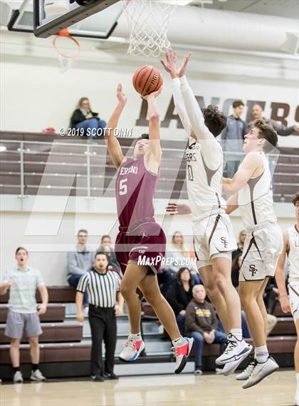 Thumbnail 2 in Cupertino v Saint Francis (Joe Schram Holiday Tournament) photogallery.