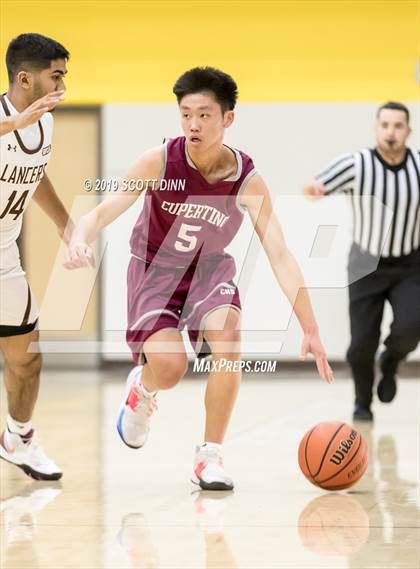 Thumbnail 2 in Cupertino v Saint Francis (Joe Schram Holiday Tournament) photogallery.