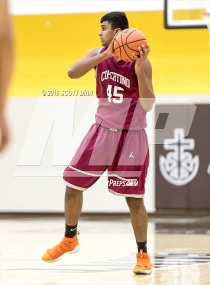 Thumbnail 1 in Cupertino v Saint Francis (Joe Schram Holiday Tournament) photogallery.