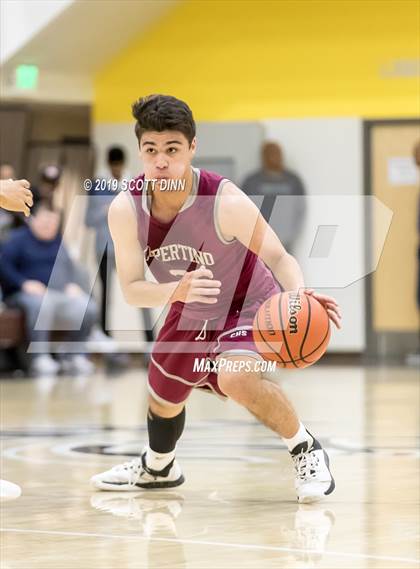 Thumbnail 2 in Cupertino v Saint Francis (Joe Schram Holiday Tournament) photogallery.