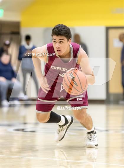 Thumbnail 3 in Cupertino v Saint Francis (Joe Schram Holiday Tournament) photogallery.