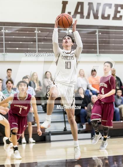 Thumbnail 2 in Cupertino v Saint Francis (Joe Schram Holiday Tournament) photogallery.
