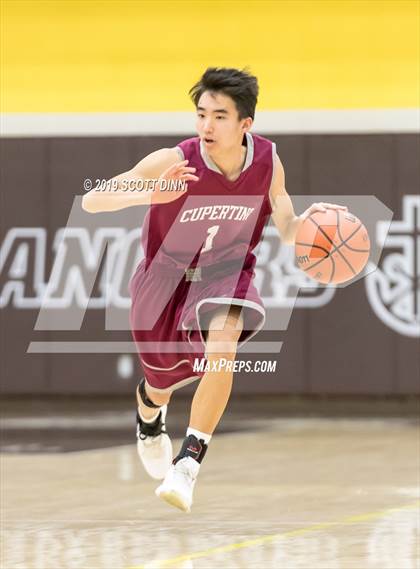 Thumbnail 2 in Cupertino v Saint Francis (Joe Schram Holiday Tournament) photogallery.