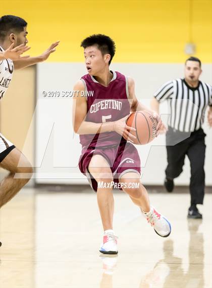Thumbnail 3 in Cupertino v Saint Francis (Joe Schram Holiday Tournament) photogallery.