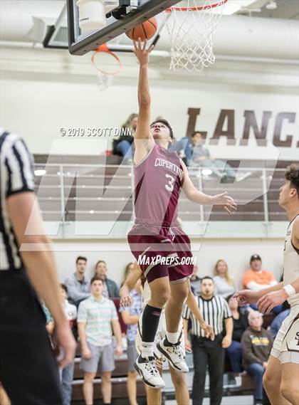 Thumbnail 3 in Cupertino v Saint Francis (Joe Schram Holiday Tournament) photogallery.