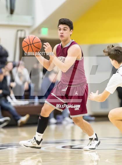 Thumbnail 2 in Cupertino v Saint Francis (Joe Schram Holiday Tournament) photogallery.