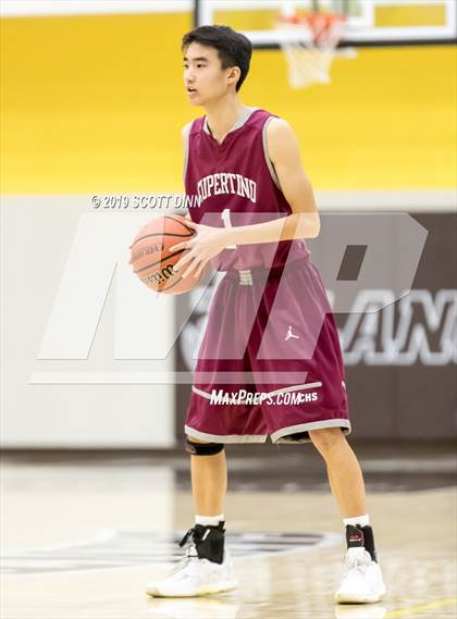 Thumbnail 1 in Cupertino v Saint Francis (Joe Schram Holiday Tournament) photogallery.