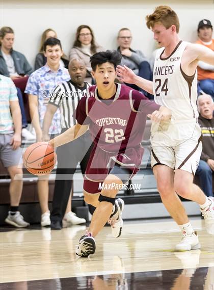 Thumbnail 2 in Cupertino v Saint Francis (Joe Schram Holiday Tournament) photogallery.