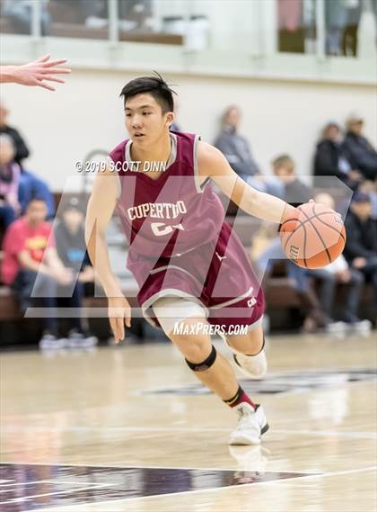 Thumbnail 2 in Cupertino v Saint Francis (Joe Schram Holiday Tournament) photogallery.