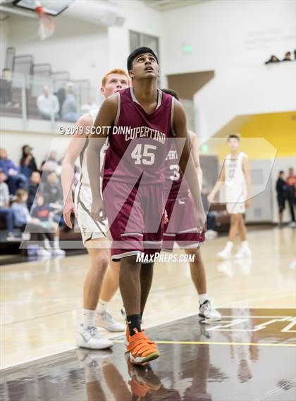 Thumbnail 1 in Cupertino v Saint Francis (Joe Schram Holiday Tournament) photogallery.