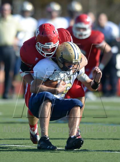 Thumbnail 2 in St. John the Baptist vs Xaverian (CHSAA Class A Final) photogallery.