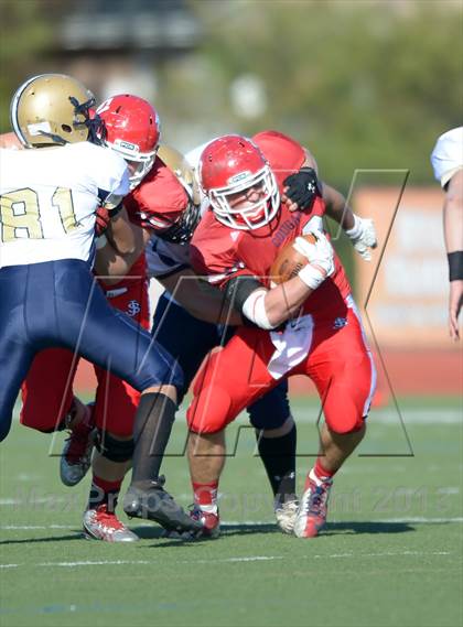 Thumbnail 2 in St. John the Baptist vs Xaverian (CHSAA Class A Final) photogallery.