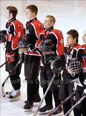 Thumbnail 3 in Lancaster vs Massena (NYSPHSAA D1 Semifinals) photogallery.