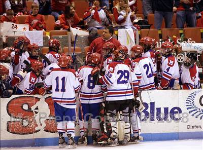 Thumbnail 3 in Lancaster vs Massena (NYSPHSAA D1 Semifinals) photogallery.