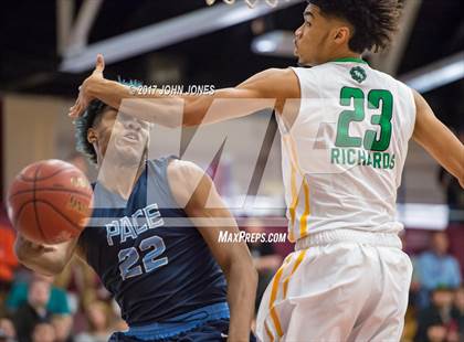 Thumbnail 1 in Pace Academy vs Patrick School (Spalding Hoophall Classic) photogallery.