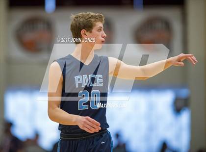 Thumbnail 2 in Pace Academy vs Patrick School (Spalding Hoophall Classic) photogallery.