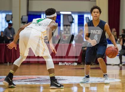 Thumbnail 3 in Pace Academy vs Patrick School (Spalding Hoophall Classic) photogallery.
